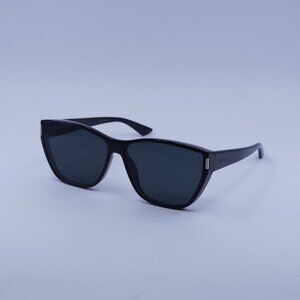Saint Laurent SL 758 001 Sunglasses Black Cat Eye Frame, Dark Grey Lenses